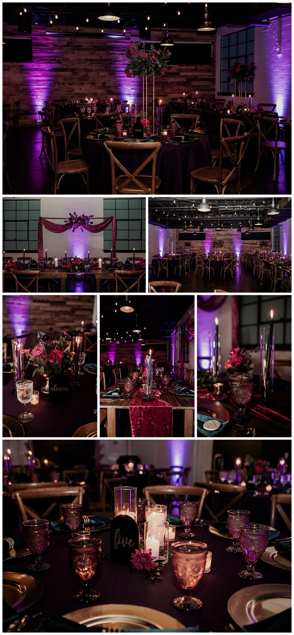 Wedding reception at The West Events in Madeira Beach, FL.